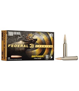 Premium Berger 7MM Rem Mag Hybrid Hunter 168gr