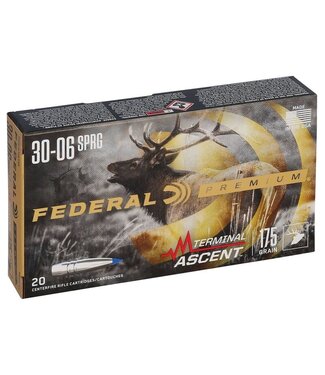 Premium Terminal Ascent Ammunition  30-06 SPRG 175gr BBT