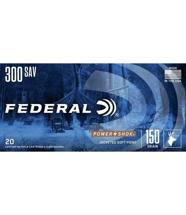Power Shok Ammunition 300 Savage  150gr SP