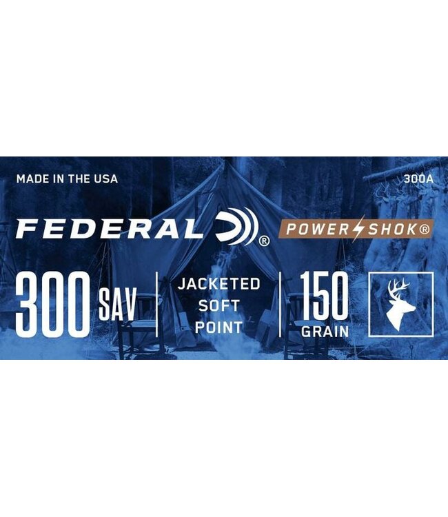 Power Shok Ammunition 300 Savage  150gr SP