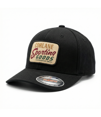 Corlane Flexfit Hat Black/Hunt Hard Logo Lg/Xlg - LTD Edition '26