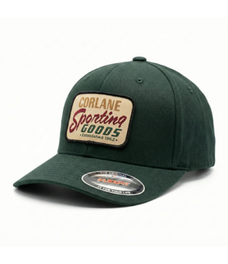 Corlane Branded Corlane Flexfit Hat Green/Vintage Logo Sm/Med  LTD Edition '26
