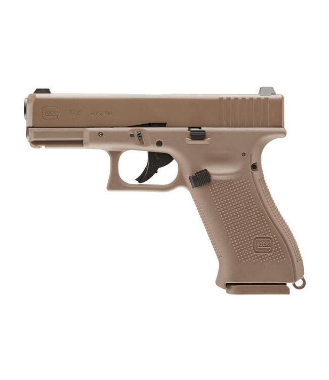 Glock 19X GEN5 CO2 Airgun 177 Cal BB Pistol Coyote 377FPS No PAL Required