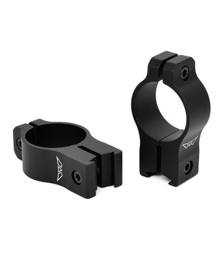 Warne Vapor 1 inch rimfire dovetail Matte Rings