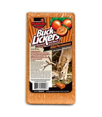 Habitats  Buck Lickers Wild Persimmon Mineral Block - 4 lb.