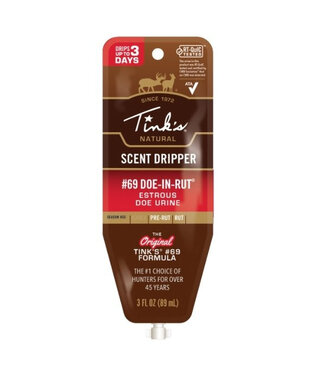 Tinks Disposable Scent Dripper #69 Doe in Rut 3oz