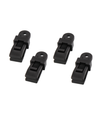 Scotty 0300-BK Tarp Clip Black 4pk