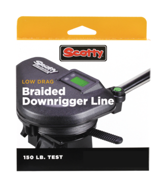 Scotty 2801K Premium Low Drag Braided Downrigger Line 150lb