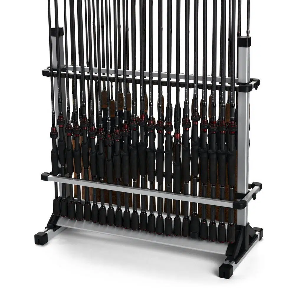 Goh Rodsin Racking Abu Garcia Floor Standing Rod Rack Holds 44 Rods - Corlane Sporting ...
