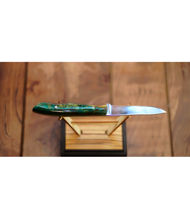 callsen custom knives green clipper