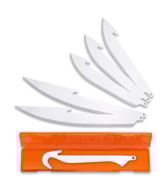 Outdoor Edge Razor Safe 3.5/5in Combo Replacement Blades 3 Drop Point 2 Bone 1 Gutting