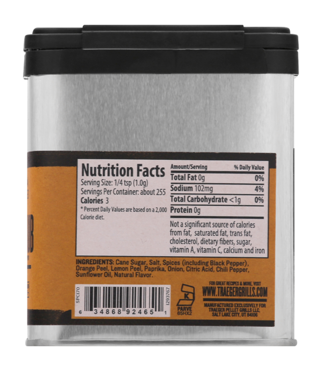 Traeger Chicken Rub ( Citrus/Black Pepper )