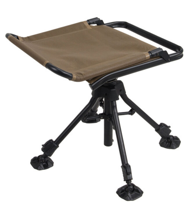 Alps Outdoorz Stealth Hunter Swivel Hunting Blind Chair Brown