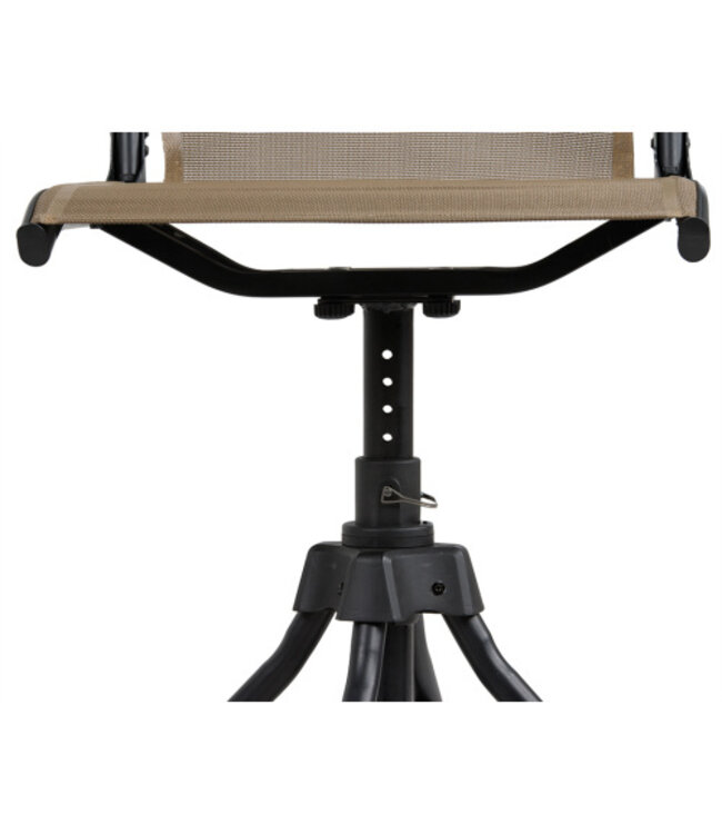 Alps Outdoorz Stealth Hunter Swivel Hunting Blind Chair Brown