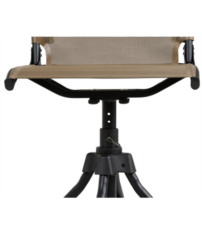 Alps Outdoorz Stealth Hunter Swivel Hunting Blind Chair Brown