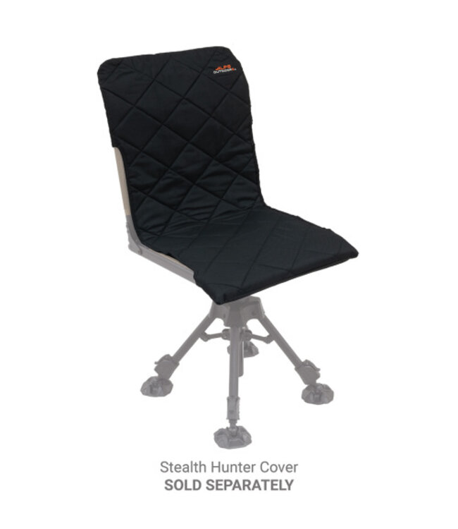Alps Outdoorz Stealth Hunter Swivel Hunting Blind Chair Brown