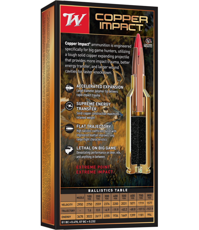 Winchester Copper Impact 300 WSM 180gr Ammo