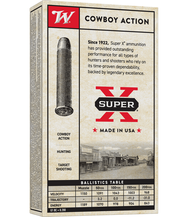 Winchester 45-70 405gr  Flat Nose Cowboy Action