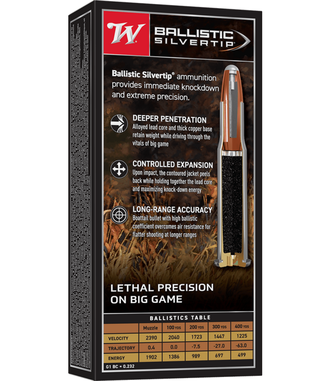 Winchester Ammo Ballistic Silvertip 30-30 Win 150gr 20rd