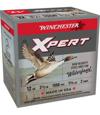 Winchester Ammo Super X Xpert High Velocity Steel 12ga 3.5in 1 3/8oz #2  25rd