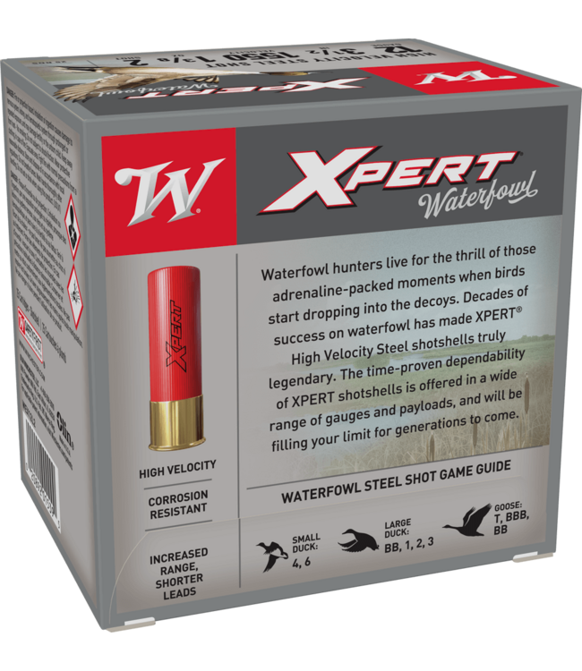 Winchester Ammo Super X Xpert High Velocity Steel 12ga 3.5in 1 3/8oz #2  25rd