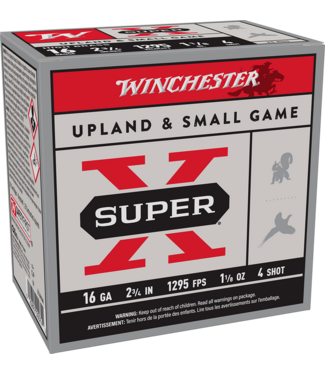 Winchester Super-X High-Brass 16GA 2  3/4" 1/8 oz #4