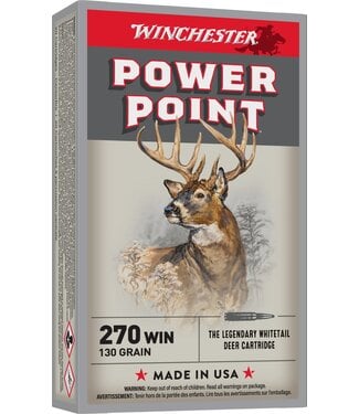 Winchester Ammo Power Point 270 Win 130gr 20rd