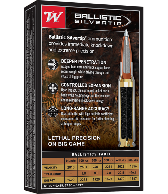 Winchester Ammo Ballistic Silvertip 308 Win 150gr 20rd