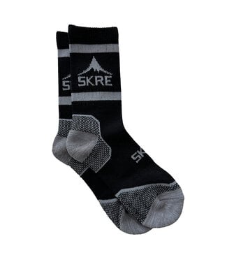 SKRE Accelerator PRO Merino Socks  Black/Grey  Large