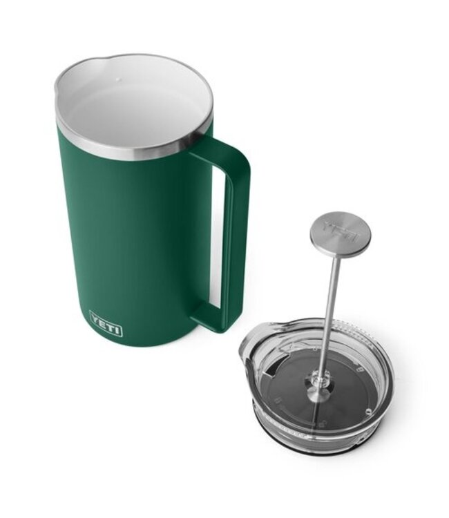 Yeti Rambler French Press Black Forest Green 64oz