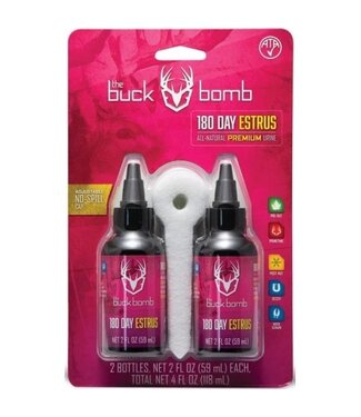 Hunters Specialties The Buck Bomb 180 Day Estrus 2oz 2 bottles