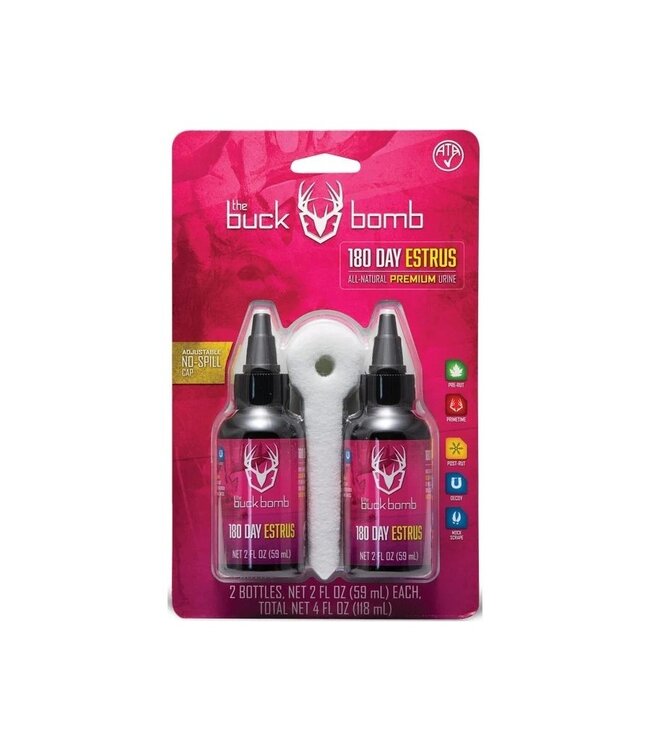 Hunters Specialties The Buck Bomb 180 Day Estrus 2oz 2 bottles