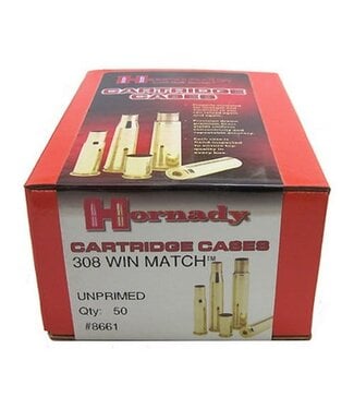 Hornady 308 WIN Unprimed Brass 50ct