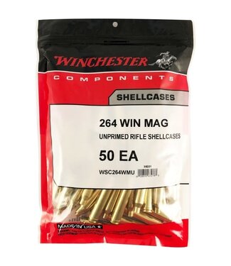 Winchester Unprimed Brass 264 Win Mag 50ct