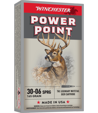 Winchester CF Ammo 30-06 SPRG 165gr Power Point