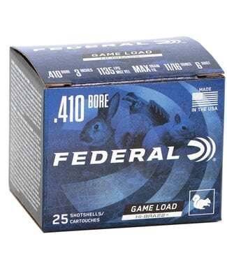 Game-Shok Hi-Brass 410GA 3" Max #6 (25/box)