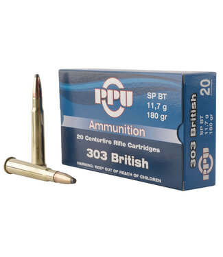 PPU Rifleline 303 British 180gr SP BT