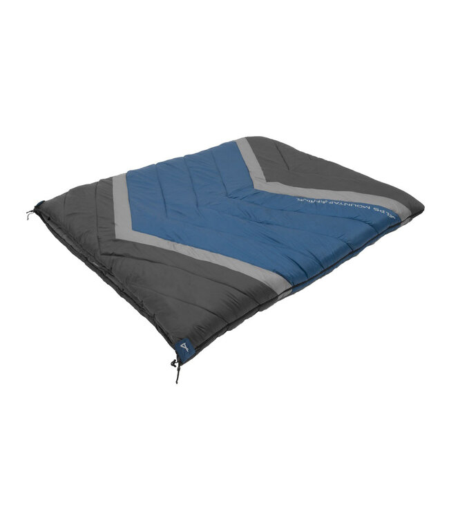 Alps Mountaineering Alps Spectrum +20 Degree Double Rectangle Bag  68x80 Blue/Charcoal