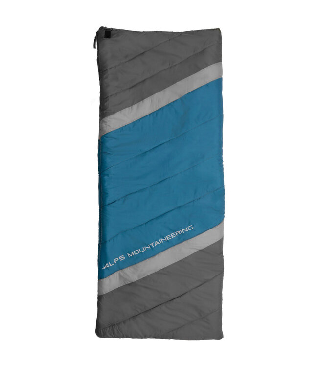 Alps Mountaineering Alps Spectrum +20 Degree Double Rectangle Bag  68x80 Blue/Charcoal