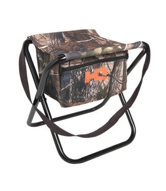 Folding Camo Stool with Storage Pocket 19mm Frame