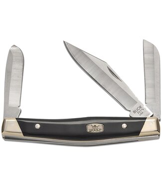 Buck Knives Buck 0301BKS1 B Stockman Black/Nickel Silver