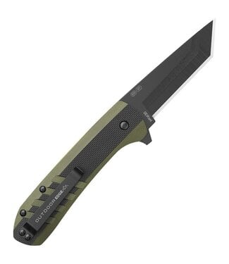 Outdoor Edge RAZOR VX4 Black G100 Tanto 50% serrated