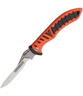 Havalon Piranta Forge Knife Orange 7- 7/8in w/7 #60A blades