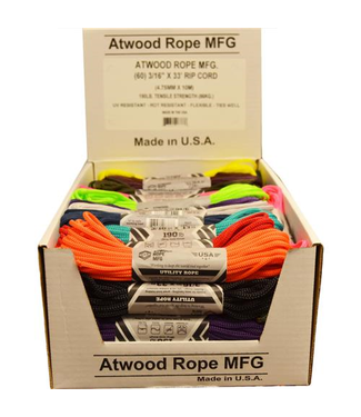 Atwood Rope Atwood Utility Rope Assorted Colors 3/16in x 33ft 190lb
