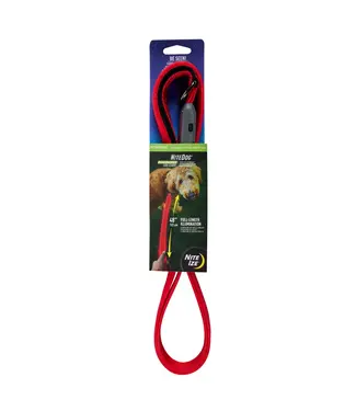 Nite Ize NiteDog Rechargeable LED Leash Red w. Red LED