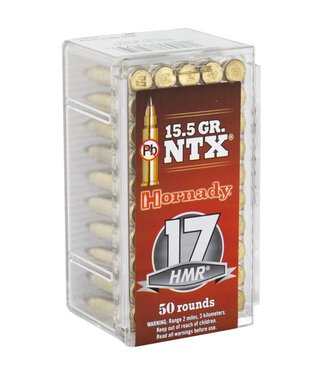 Hornady 17 hmr 15.5gr NTX 50 rnds
