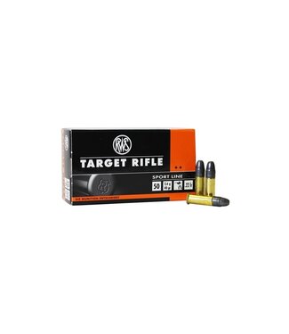 RWS Target Rifle Ammunition 22 Long Rifle 40gr Lead Round Nose