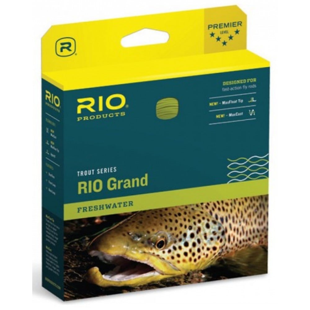Yellow Fly Line Rio Rio Grand Floating Fly Line WF8F Pale Green/Yellow | Corlane Sporting ...