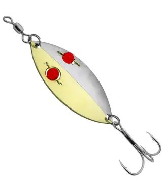 GIBBS #3 RUBY EYE WIGGLER NIC/BRASS