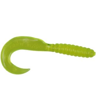 MISTER TWISTER 4" TWISTER TAIL 10pc PEARL